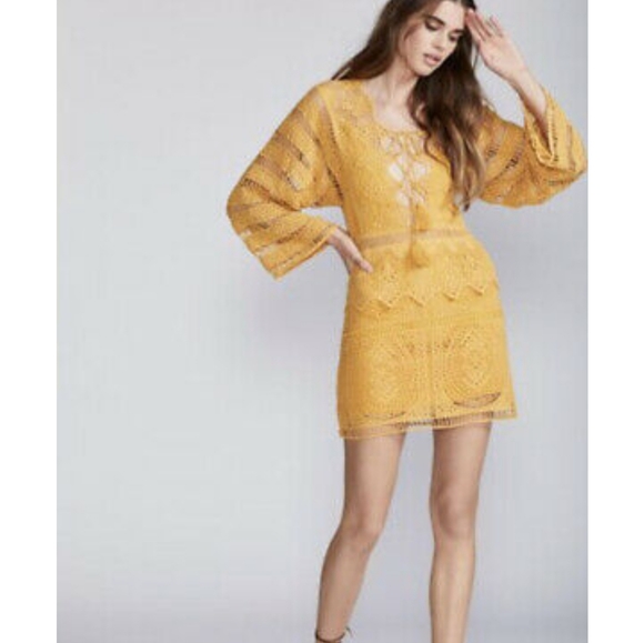 JENS PIRATE BOOTY ISABELLA CROCHET MINI DRESS S - Picture 4 of 12